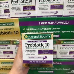 Viên uống hỗ trợ tiêu hoá Nature's Bounty Ultra Strength Probiotic 10