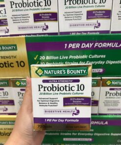 Viên uống hỗ trợ tiêu hoá Nature's Bounty Ultra Strength Probiotic 10