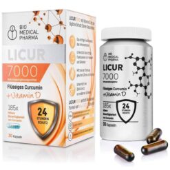 Viên uống tinh nghệ nano nước LICUR Curcumin 7000 + VITAMIN D