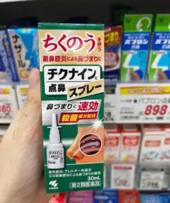 Chai Xịt Mũi Hỗ Trợ Viêm Xoang Chikunain c Kobayashi – Chai 30ml (Nhật Bản)