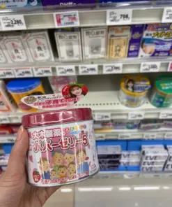 Alternative view of Kẹo Dẻo Vitamin Tổng Hợp Ohki Papa Jelly 5 & AD Plus – Hộp 120 Viên (Nhật Bản)