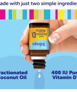 Baby Ddrops Vitamin D3 (400IU) Liquid cho trẻ em Baby Ddrops Vitamin D3 (400IU) Liquid cho trẻ em - Yêu Hàng Ngoại