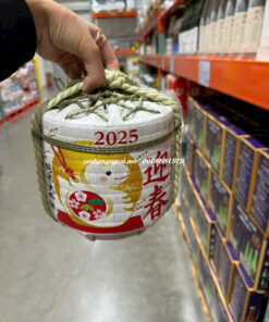 Alternative view of Rượu con rắn Sake bình cói Komodaru Hakushika Nhật Bản 2025 tết Ất Tỵ