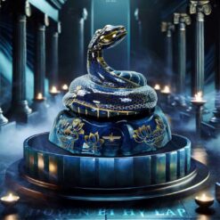 Rượu con rắn sứ Vip Doha Royal Darius Brandy XO Gold 23k 2025 Ất Tỵ