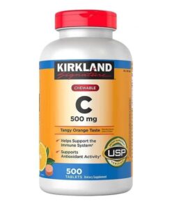 Viên nhai bổ sung Vitamin C 500mg Kirkland Signature