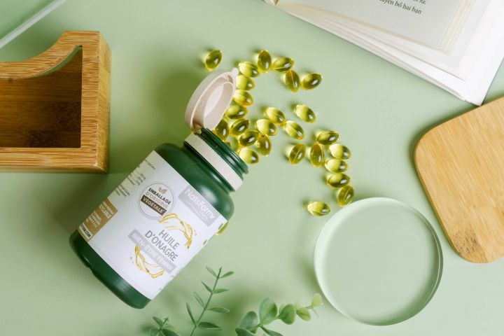 Viên uống tinh dầu hoa anh thảo EVENING PRIMROSE OIL Nat & Form Huile D'onagre hữu cơ Pháp Viên uống tinh dầu hoa anh thảo EVENING PRIMROSE OIL Nat & Form Huile D'onagre hữu cơ Pháp - Yêu Hàng Ngoại