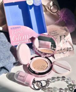 Phấn Nước Bắt Sáng Espoir Be Glow Volume Cushion Flash Glow Edition SPF42 PA+++ Phấn Nước Bắt Sáng Espoir Be Glow Volume Cushion Flash Glow Edition SPF42 PA+++ - Yêu Hàng Ngoại