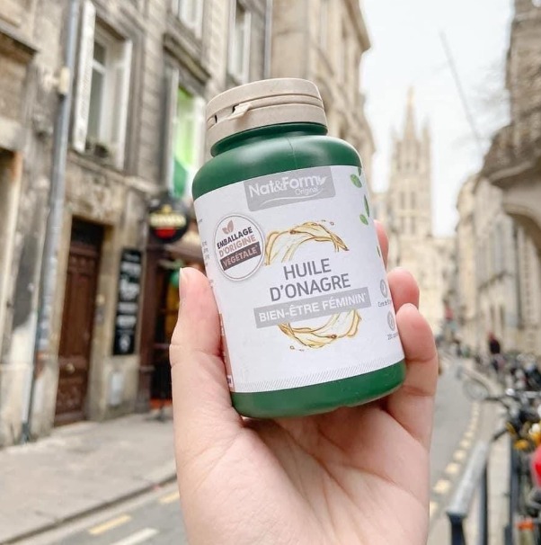 Viên uống tinh dầu hoa anh thảo EVENING PRIMROSE OIL Nat & Form Huile D'onagre hữu cơ Pháp Viên uống tinh dầu hoa anh thảo EVENING PRIMROSE OIL Nat & Form Huile D'onagre hữu cơ Pháp - Yêu Hàng Ngoại