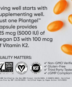 Viên Uống Bổ Sung Vitamin D3 K2 Sports Research Mỹ Viên Uống Bổ Sung Vitamin D3 K2 Sports Research Mỹ - Yêu Hàng Ngoại
