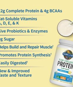 Bột Protein hữu cơ Raw Organic Protein Powder Garden Of Life Bột Protein hữu cơ Raw Organic Protein Powder Garden Of Life - Yêu Hàng Ngoại