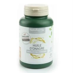 Viên uống tinh dầu hoa anh thảo EVENING PRIMROSE OIL Nat & Form Huile D'onagre hữu cơ Pháp