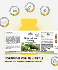 Viên uống mướp đắng HerbaDirekt Bittermelone 750mg Viên uống mướp đắng HerbaDirekt Bittermelone 750mg - Yêu Hàng Ngoại