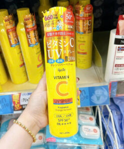 Xịt chống nắng Ajuste UV spray Vitamin C Nhật Bản