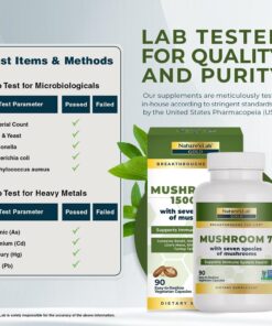 Viên uống tinh chất 7 loại nấm Nature's Lab Mushroom 7 1,500 mg Viên uống tinh chất 7 loại nấm Nature's Lab Mushroom 7 1,500 mg - Yêu Hàng Ngoại