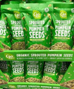 Hạt bí hữu cơ Go Raw Organic Sprouted Pumpkin Seeds with Sea Salt