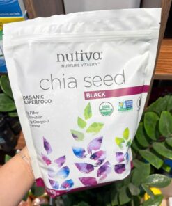 Hạt chia đen hữu cơ Nutiva Organic Black Chia Seed 907g