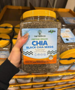 Hạt chia đen hữu cơ The Seed Co Black Chia Seeds Úc
