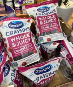 Nam Việt Quất sấy khô Ocean Spray Craisins Whole & Juicy Dried Cranberries Mỹ