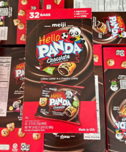Bánh Gấu Meiji Hello Panda Chocolate (Hộp 32 Gói)