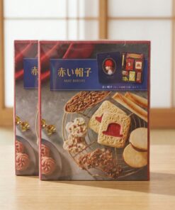 Bánh Quy Tổng Hợp Akai Bohshi (赤い帽子) Nhật Bản – Hộp Cao Cấp
