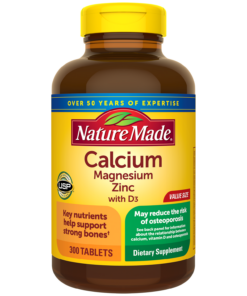 Viên uống bổ sung Calcium Magnesium Zinc with D3 Nature Made (300 viên)