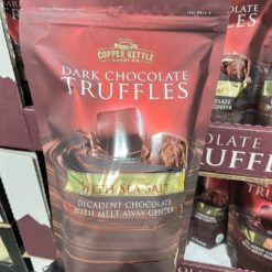 Kẹo Socola Đen Kirkland Dark Chocolate Truffles Sea Salt Mỹ