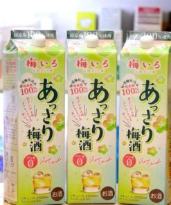 Rượu Mơ Nhật 2 Lít Umeiro Assari – Nhẹ, Dễ Uống (2000ml)