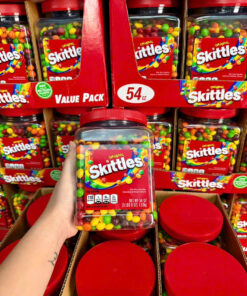 Skittles Original 54oz | Hũ Kẹo Trái Cây Mỹ Size Lớn 1.53kg