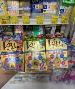 Dung Dịch Nhỏ Mắt Rohto V Gold 40 Nhật Bản (Chai 20ml)