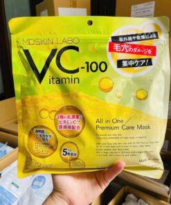 Mặt nạ giấy MDSKIN LABO VC-100 Premium Care Mask 30 miếng Nhật Bản