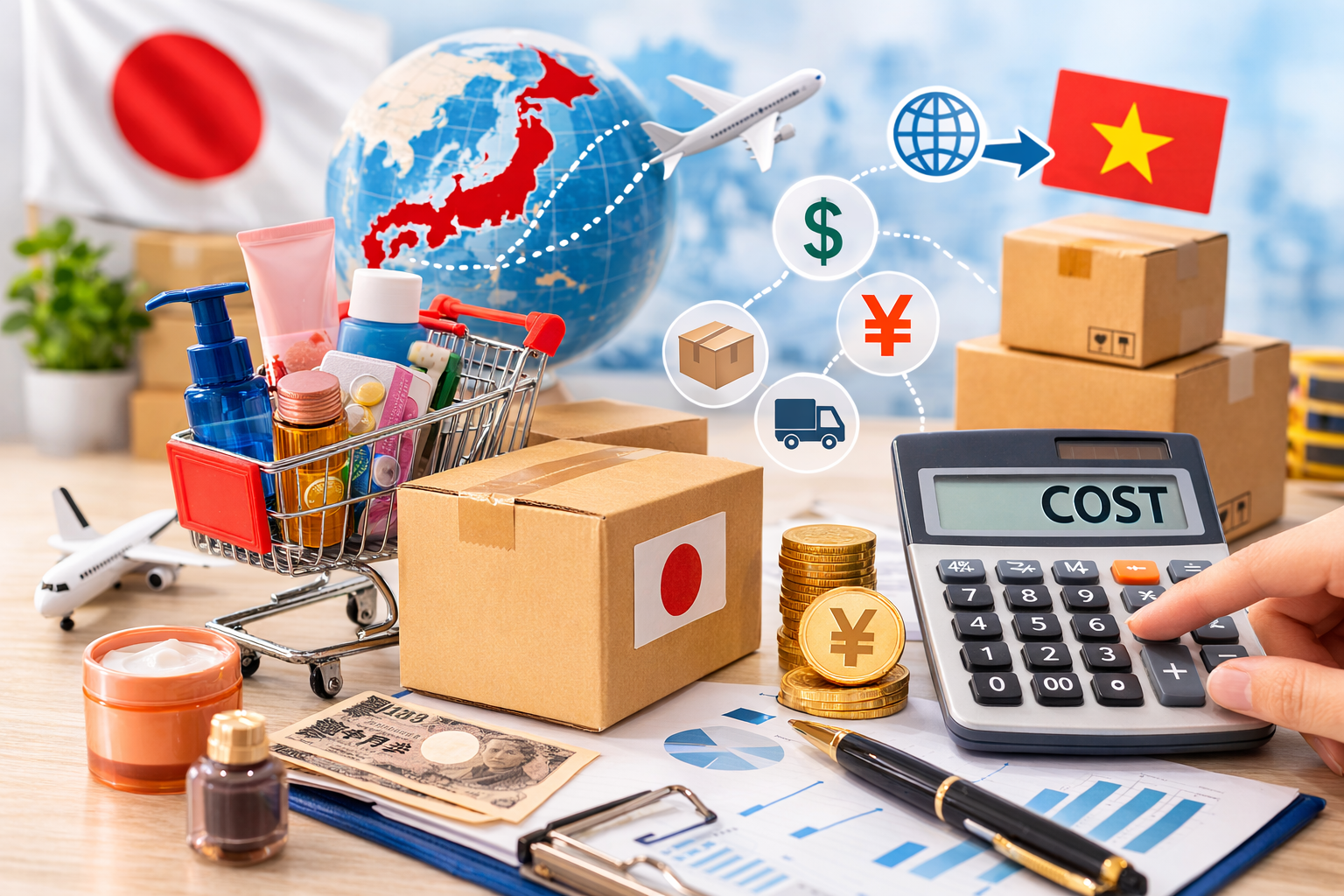 Phí order hàng Nhật gồm những gì? Bảng phí & ví dụ tính giá Phí order hàng Nhật gồm những gì? Bảng phí & ví dụ tính giá - Yêu Hàng Ngoại