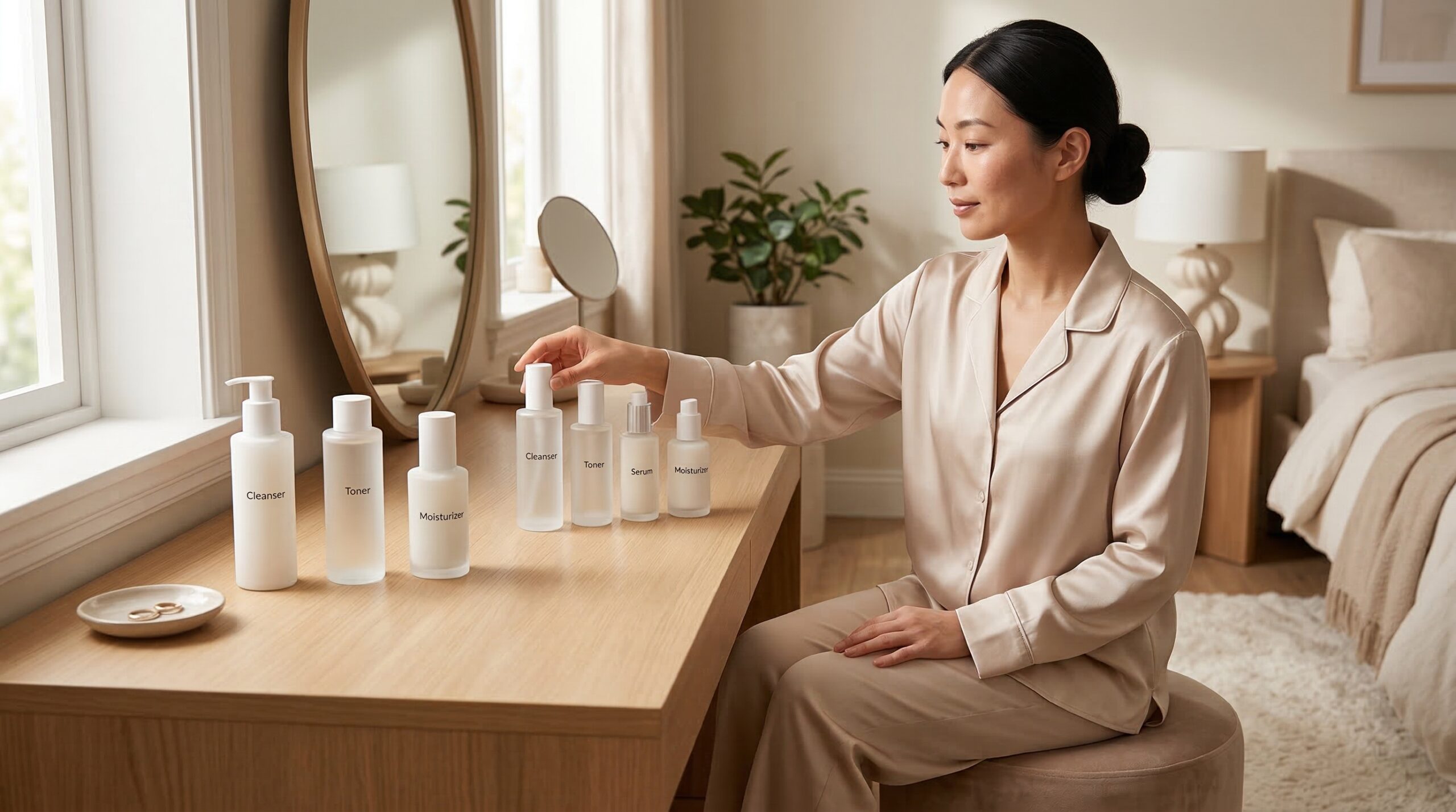 Người mới nên bắt đầu mỹ phẩm Nhật từ đâu? Routine 3–5 bước dễ theo Người mới nên bắt đầu mỹ phẩm Nhật từ đâu? Routine 3–5 bước dễ theo - Yêu Hàng Ngoại