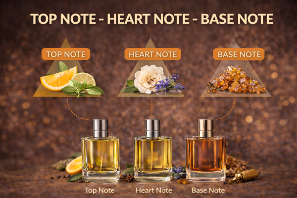 Tầng hương nước hoa là gì? Cách hiểu top note, heart note và base note - Yêu Hàng Ngoại