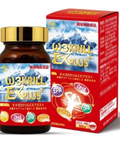 Viên uống dầu nhuyễn thể W3 KRILL EXPLUS+ Yoshikawa Nhật Bản