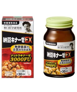 Viên uống Nattokinase EX 3000FU Noguchi Nhật Bản