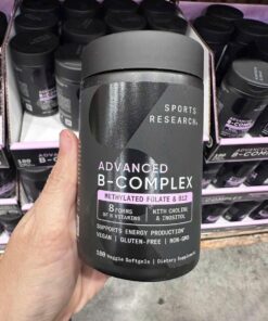 Viên uống Sports Research Advanced B-Complex 180 viên