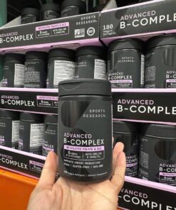 Viên uống Sports Research Advanced B-Complex 180 viên Viên uống Sports Research Advanced B-Complex 180 viên - Yêu Hàng Ngoại