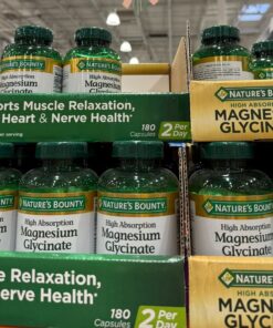 Alternative view of Viên Uống Nature's Bounty High Absorption Magnesium Glycinate 240mg Mỹ