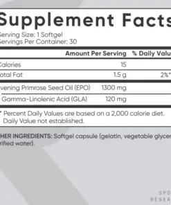Tinh dầu hoa anh thảo Sports Research Evening Primrose Oil 1300mg 120 viên Tinh dầu hoa anh thảo Sports Research Evening Primrose Oil 1300mg 120 viên - Yêu Hàng Ngoại