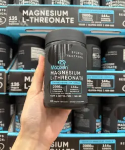 Viên Uống Bổ Não Sports Research Magtein® Magnesium L-Threonate (135 Viên) – Mỹ