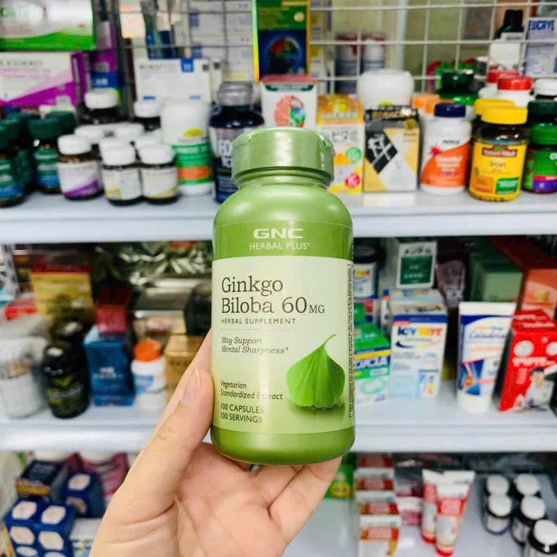 Viên Uống Bổ Não GNC Herbal Plus Ginkgo Biloba 60mg 100 Viên Mỹ Viên Uống Bổ Não GNC Herbal Plus Ginkgo Biloba 60mg 100 Viên Mỹ - Ảnh 3