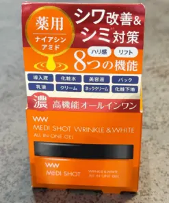 Gel Dưỡng Meishoku Medi Shot Wrinkle & White All In One Nhật Bản