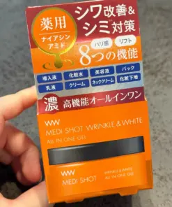 Gel Dưỡng Meishoku Medi Shot Wrinkle & White All In One Nhật Bản Gel Dưỡng Meishoku Medi Shot Wrinkle & White All In One Nhật Bản - Yêu Hàng Ngoại
