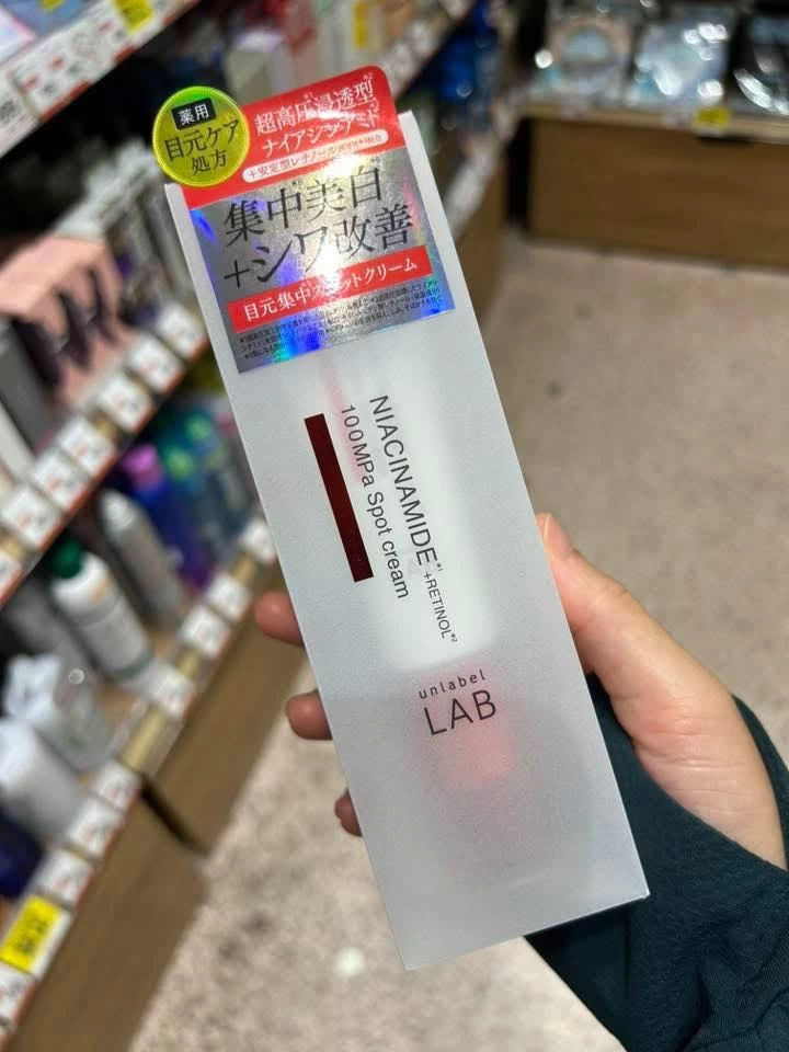 Kem Mắt Chuyên Sâu Giảm Nhăn Thâm unlabel LAB 100MPa Spot Cream Nhật Bản Kem Mắt Chuyên Sâu Giảm Nhăn Thâm unlabel LAB 100MPa Spot Cream Nhật Bản