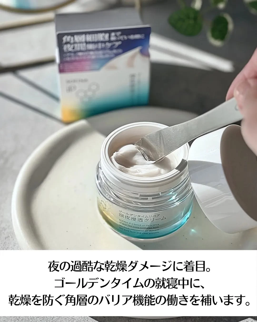 Kem Dưỡng Đêm SOFINA iP Golden Time Repair Cream Nhật Bản Kem Dưỡng Đêm SOFINA iP Golden Time Repair Cream Nhật Bản - Ảnh 5