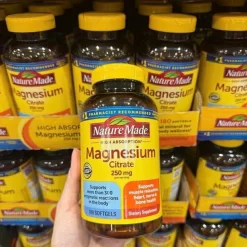 Viên Uống Nature Made Magnesium Citrate 250mg (180 Viên) Mỹ