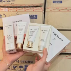 Set Kem Chống Nắng Nâng Tone THE WHOO UV Ultimate Brightening Tone-Up Sunscreen SPF 50+/PA++++ (Limited)