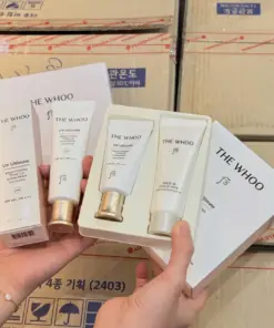 Set Kem Chống Nắng Nâng Tone THE WHOO UV Ultimate Brightening Tone-Up Sunscreen SPF 50+/PA++++ (Limited)