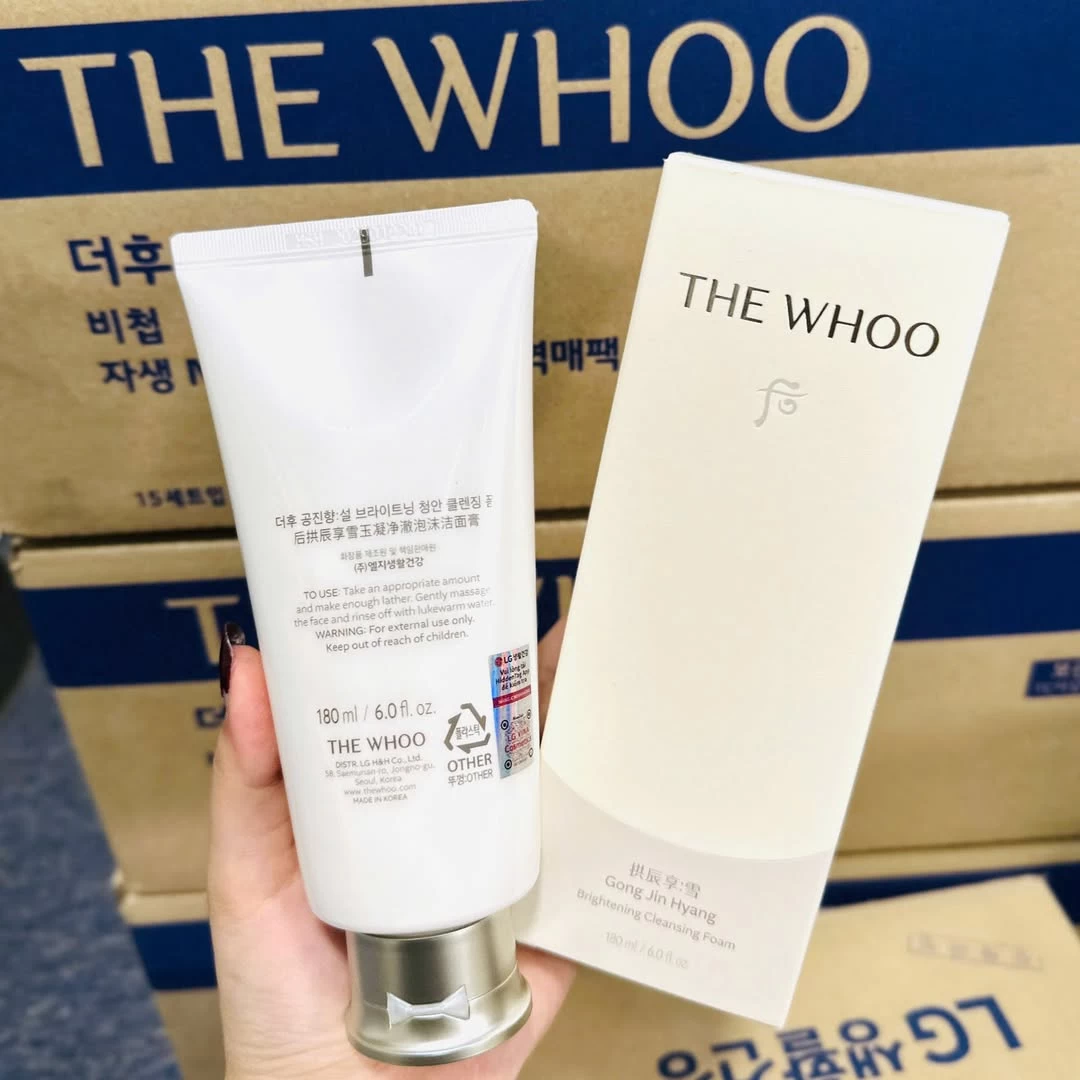 Sữa Rửa Mặt Dưỡng Sáng THE WHOO Seol Brightening Cleansing Foam 180ml Sữa Rửa Mặt Dưỡng Sáng THE WHOO Seol Brightening Cleansing Foam 180ml - Ảnh 2