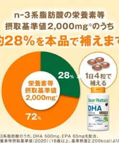 Viên Uống Asahi Dear-Natura DHA 500mg + Ginkgo Nhật Bản Viên Uống Asahi Dear-Natura DHA 500mg + Ginkgo Nhật Bản - Yêu Hàng Ngoại